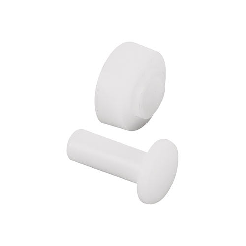 Sliding Window Roller - With Axle Pins - 7/16" Flat Nylon - pack of 4