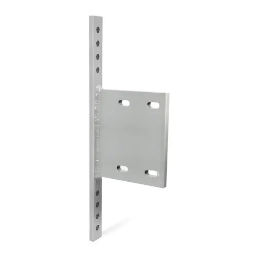 Aluminum Sunshade Curtainwall Bracket - 8" Tall Knife Plate - Powder Coat