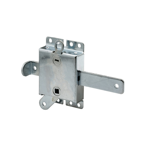 Inside Deadlock - Heavy Duty Galvanized Steel Housing - Fits Most Garage Doors - Extra Protection As A Security Lock - 7/8 x 1/8" (Single Pack)