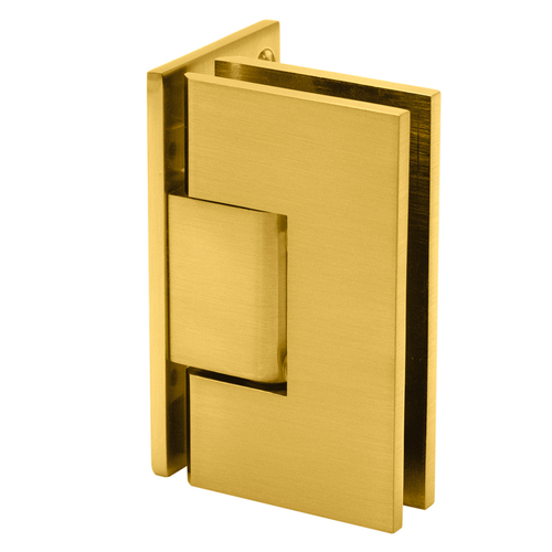 Glendale Square 5 Degree Positive Close Wall Mount Offset Back Plate - Satin Brass