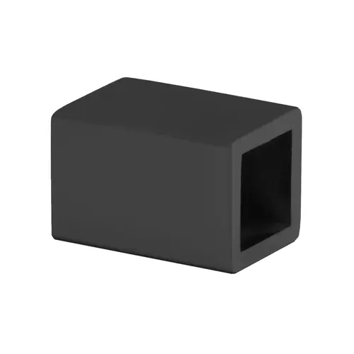 Square Support Bar Wall Mount Bracket - Matte Black