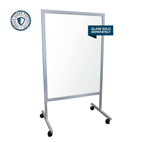 Movable Corona Guard 36" x 62-3/4" - Satin Anodized