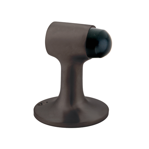 Floor Mounted Heavy-Duty Door Stop 3-1/8" Tall - Dark Bronze