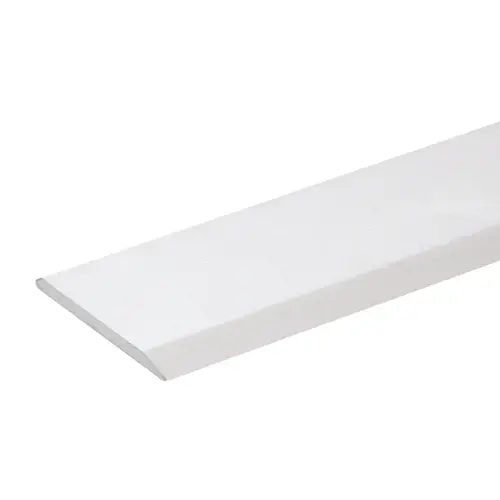 5/8" Flat Mirror Edge Molding - Satin Anodized  60" Length