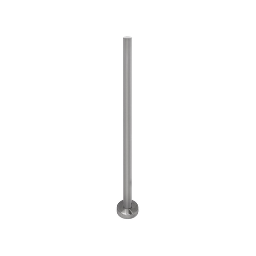 FHC FP19BBS 'FP' Series Posts 1.9" Round Profile 42" Tall Blank Post - Brushed Stainless