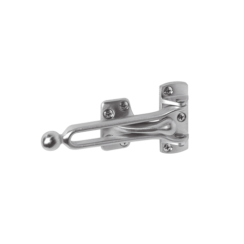 Swing Bar Lock with Edge Guard - Satin Chrome