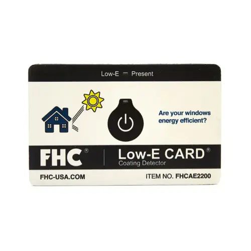 Card Low-E Detector Disposable