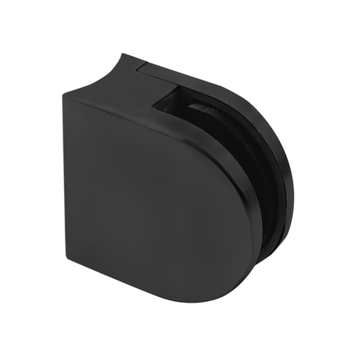 F-Series Round Clamp with Radius Base - Matte Black