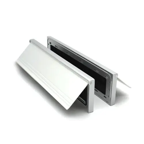 Draft Free Mail Slot 3" x 11-1/2" - Satin Anodized