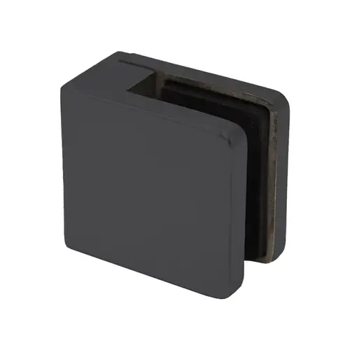 F-Series Square Clamp with Flat Base - Matte Black