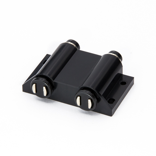 Magnetic Double Latch - Black