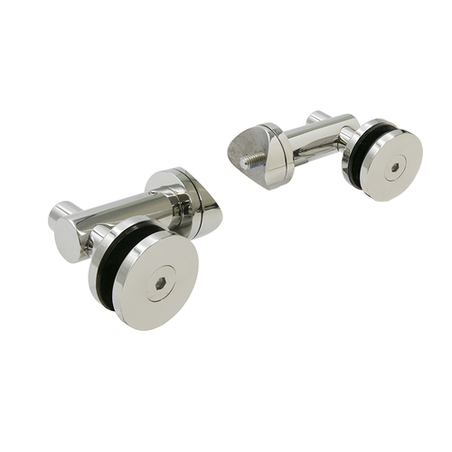 Fixed Bracket Double Arm - Polished Stainless