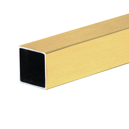 3/4" x 59" Square Support Bar - Satin Brass