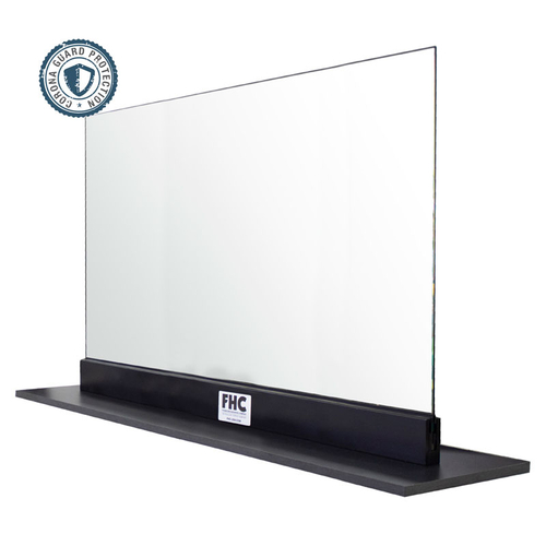 Corona Guard Screen/Partition Kit - 66" Wide x 26-5/8" Tall - 1/4" Glass