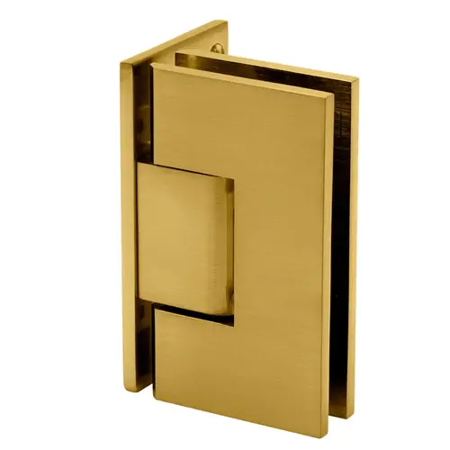 Glendale Square Wall Mount Hinge Offset Back Plate - Satin Brass