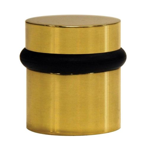 Universal Floor Dome Stop Bright Brass Finish