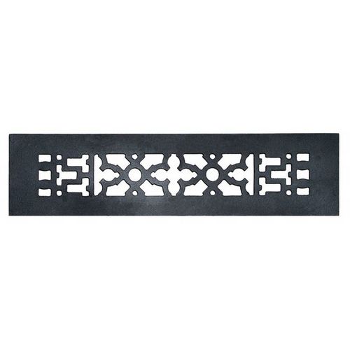 Register Grille with Holes Black Finish