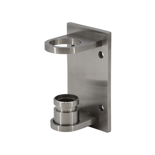 Fascia Bracket for 1.9" Post For Center or End Post - Brushed Stainless