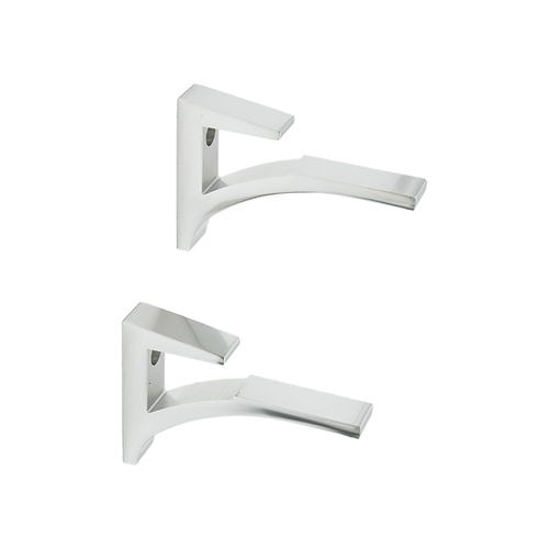 Shelf Clip Set for 3/8" to 1/2" Glass - Chrome