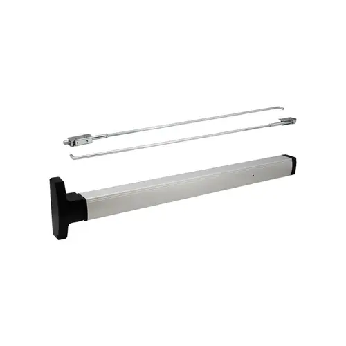 Exit Device Concealed Vertical Rod Panic for 36" Doors - Clear Anodized