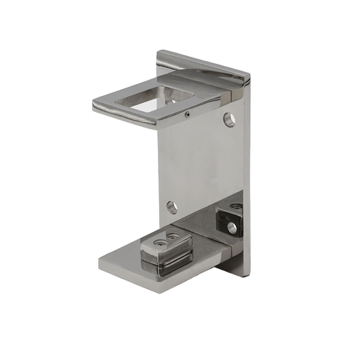 FHC FB12PS 1" x 2" Post Fascia Brackets For Center or End Post - Polished Stainless