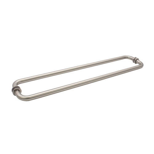 18" X 18" Back-to-Back Towel Bar With Washer - Brushed Nickel