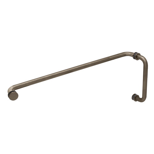 6" Pull 24" Towel Bar Combo with Metal Washers - Brushed Bronze