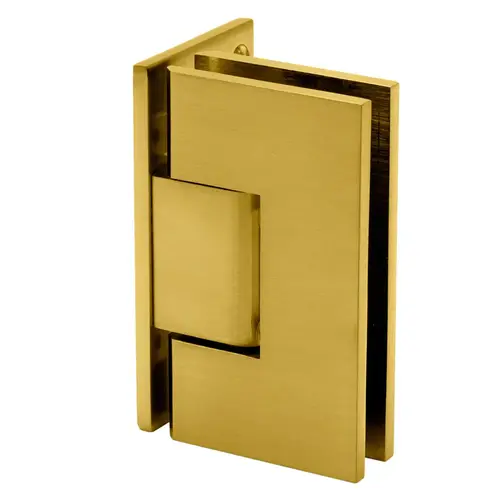 FHC GLENA05SB Glendale Adjustable Square Wall Mount Hinge Full Offset Back Plate - Satin Brass