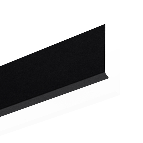 120" Long Cladding for Windscreen/Smoke Baffle 3-1/2" Tall - Matte Black