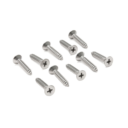 #10 x 1" Flat Head Phillips Screw- Stainless Steel - pack of 10