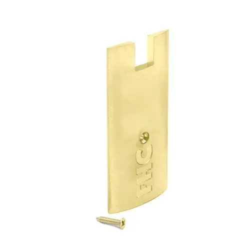 4 Square S/R End Cap - Satin Brass