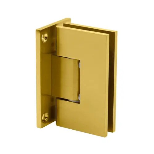 FHC GLENA4SB Glendale Adjustable Wall Mount Hinge Full Back Plate - Satin Brass