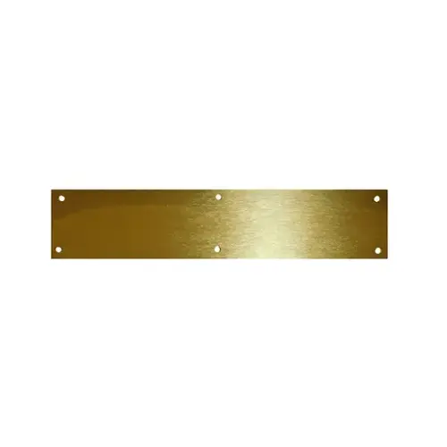 4" x 24" Kick Plate Brass Toned Aluminum Finish