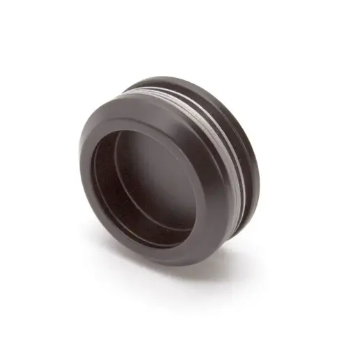FHC TGFP10RB Thru-Glass Finger Pull - 3/8" & 1/2" Glass - Oil Rubbed Bronze