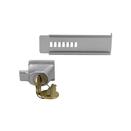 Stick-On Display Case Lock - Keyed Alike - Aluminum