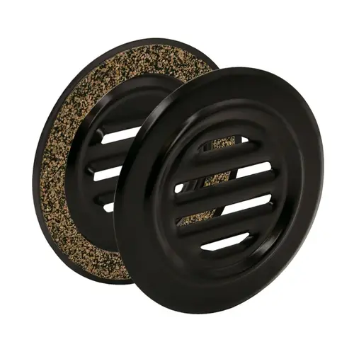 No-Draft Speak-Thru Matte Black Finish 5-5/16" Diameter
