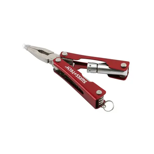 FHC ST35000 Mini Pocket Multi-Tool - 8-In-1 Tool - Use During Camping - Sports (Single Pack)
