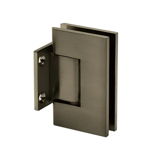 Glendale Square Wall Mount Hinge Short Back Plate - Brushed Bronze