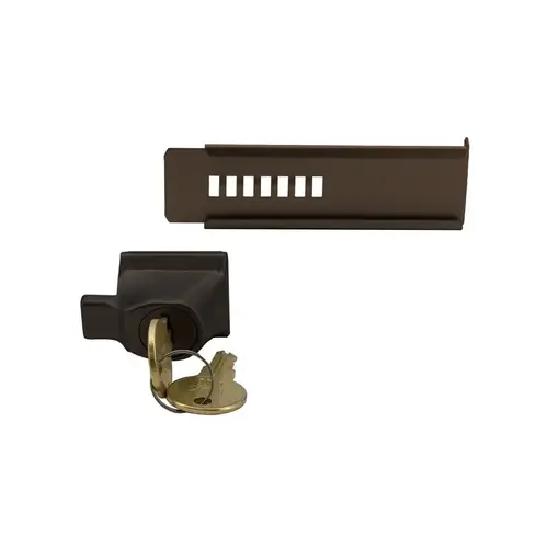 Stick-On Display Case Lock - Keyed Alike - Bronze