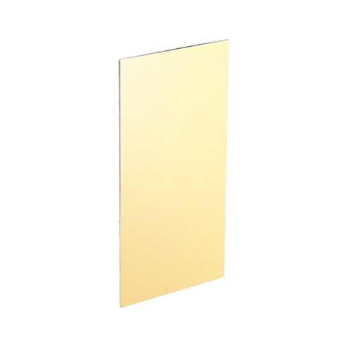 End Cap for Windscreen/Smoke Baffle - Polished Brass