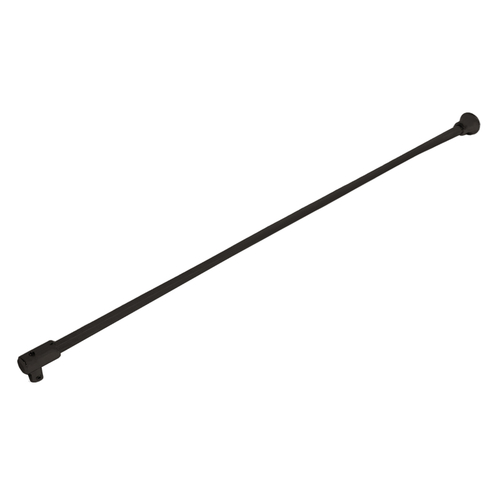 Support Bar 39" Long Fixed Panel Wall-to-Glass for 3/8" to 1/2" Glass - Oil Rubbed Bronze