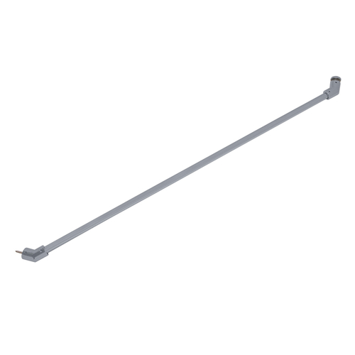 Through Glass Support Bar for 1/4" to 1/2" Glass - 39" Long - Polished Nickel