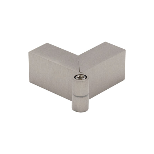 Adjustable "Slip Fit" Glass Clamp - Brushed Nickel