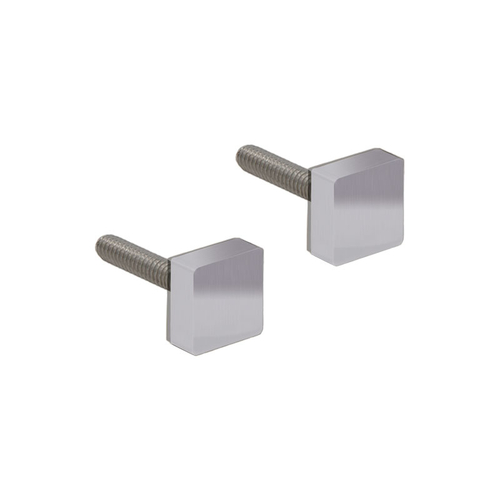 Square Washer/Stud Replacement Set for Handles M6-1.0 Thread - Brushed Nickel