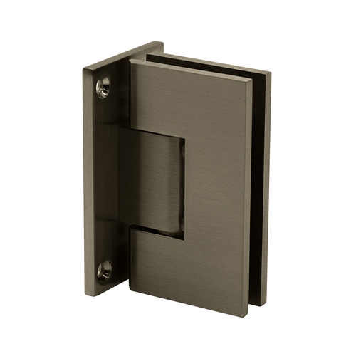 Glendale Adjustable Wall Mount Hinge Full Back Plate - Brushed Bronze