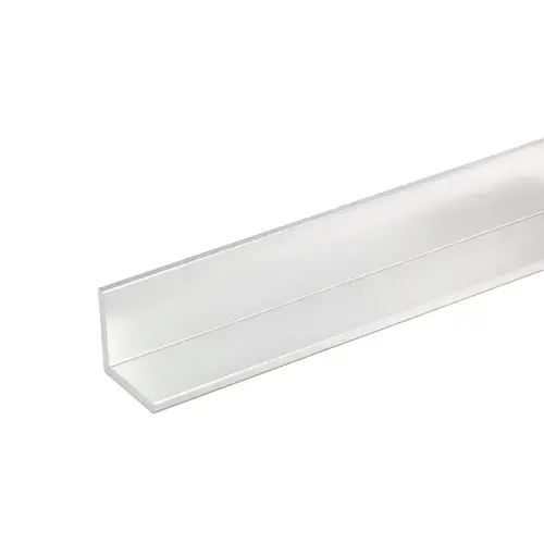 3/4" Aluminum L-Angle Extrusion Brite Anodized  72" Length