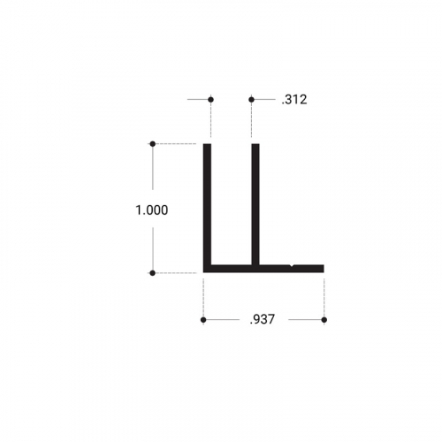 Fixed Glass Frame- Gold Anodized 144" Length