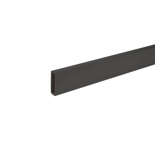 Denali Series Top Header Only For Shower Door Kit - Matte Black - 144" Length