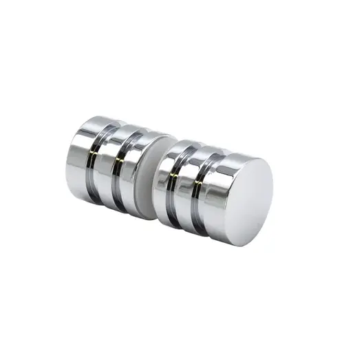 Classic 1 Diameter Modern Knob Back-to-Back - Polished Chrome