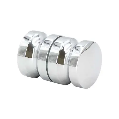 Back-to-Back Easy Grip Knob - Polished Chrome